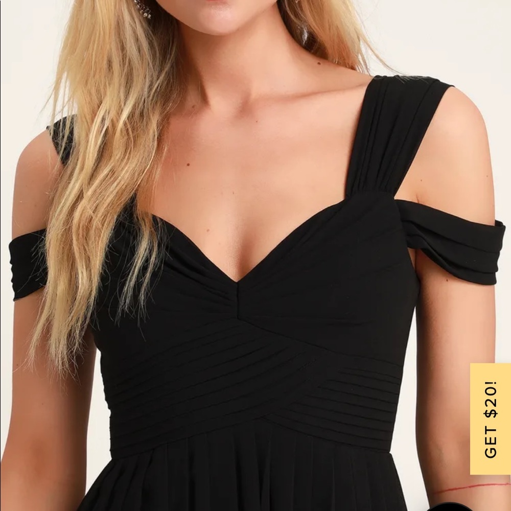 Lulus Make me Move dress Black